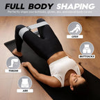 Resistance Bands for Working Out with Guide, 4 Workout Bands for Women & Men, Fabric Exercise Bands for Legs, Hip, Glute, Butt, Booty Bands Set for Yoga, Pilates, Strength