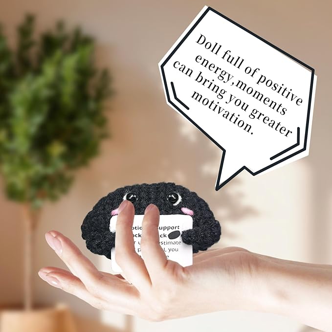Handmade Collectible Hockey Puck - Emotional Support Decor,Tough & Supportive Gift for Hockey Players,Best Friend,Team Mate,Sports Room Decor Accent
