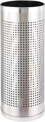 Stainless Steel Umbrella Stand Umbrella Storage Bin Space-Saving Perforated for Home Office Entryways Hotels (A)