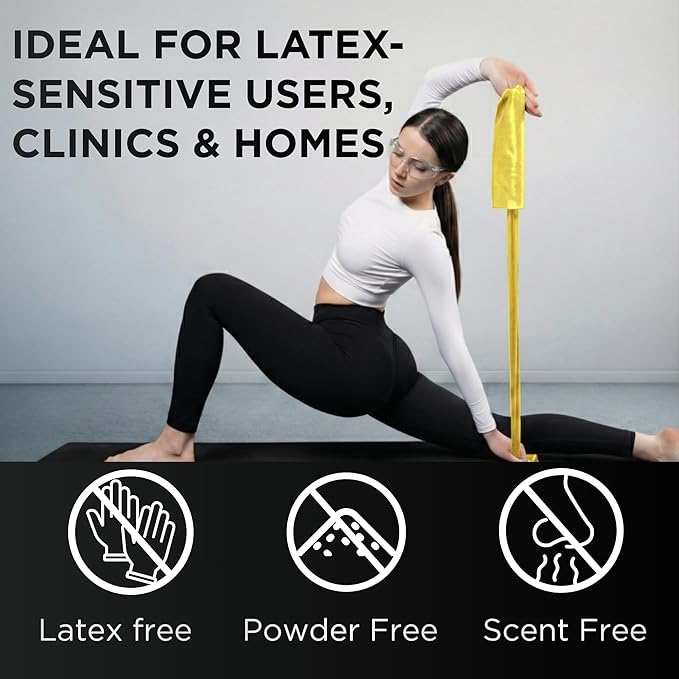 THERABAND Resistance Band 25 Yard Roll, Non-Latex Professional Elastic Stretch Bands for Upper & Lower Body Exercise Workouts, Physical Therapy, Lower Pilates, Flexibility, & Rehab, Dispenser Box