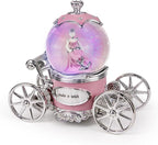 Cinderella Snow Globe for Girls, Music Box for Women with Color Changing LED Lights, Snowglobe Musical Boxes Gifts for Birthday Christmas Mother's Day Valentine's Day