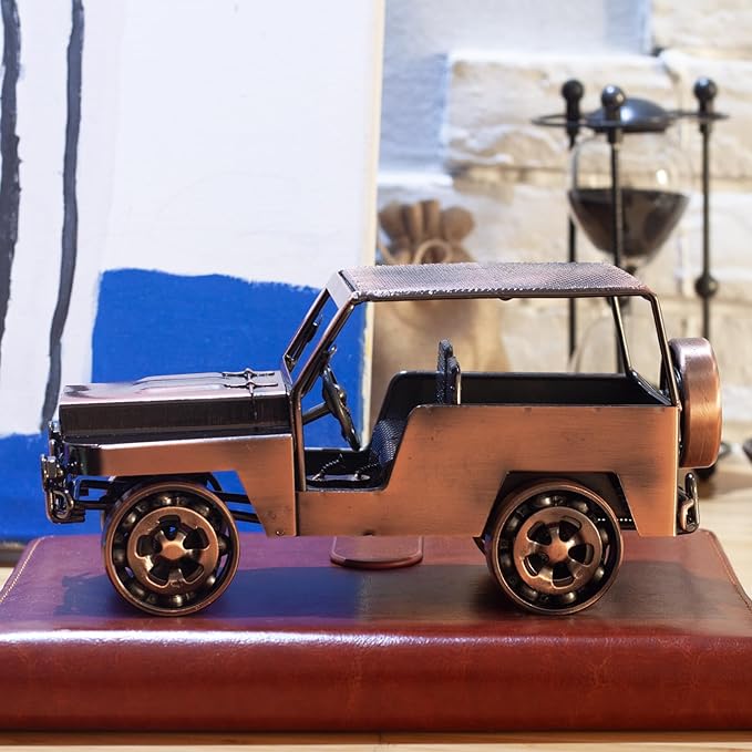 Classic Car Gifts for Men & Women, Handmade Metal Collectible Car for Adults, Vintage Vehicle Decor for Home, Office, Man Cave, Garage