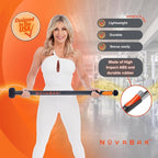 NüvaBar Portable Resistance Band Bar System – Full Body Workout Equipment for Home, Gym, Travel