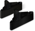 Amazon Basics Space Saving Plastic Clothes Hangers, Sturdy Closet Organizer for Shirts and Jackets, Adult Size, Black, 50-Pack