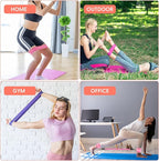 11 Pcs Ankle Resistance Bands with Cuffs, Glutes Workout Ankle Weights for Women Working Out, Exercise Bands Set with Ankle Straps for Leg Butt Exercise Equipment - Perfect for Home Workouts