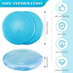 Libima 4 Pcs Wiggle Seat for Sensory Kids Inflated Wobble Cushion Sensory Seat Cloud Design Flexible Seating for Classroom Elementary Balance Disc for Kids Adult Pet Training