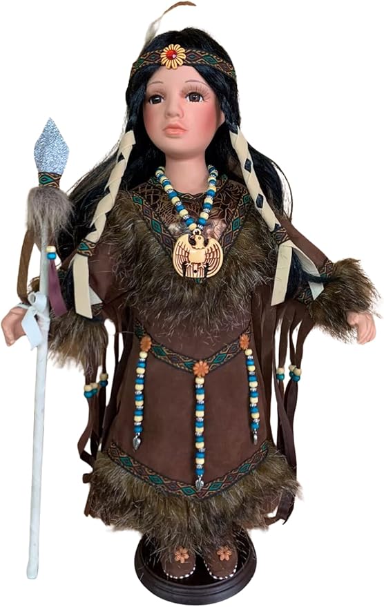 Kinnex Collections 16 Inch Porcelain Collectible Doll Limited Edition Decorative Home Display with Certificate of Authenticity (D16778)