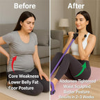 Premium 6 Tube Resistance Band – Powerful, Visible Results with Safe Low-Impact Design | Multifunction Pedal Resistance Band | Home Gym Equipment for Women | 30-Day Support