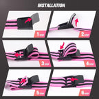 Booty Bands, Blood Flow Restriction Bands for Women/Men, Adjustable BFR Training Bands for Glutes & Hip Building, Occlusion Resistance Bands