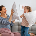 Covers & All Throw Pillow Inserts Only Pack of 2, Durable Soft Square 26 x 26 Inches 65 GSM Non-Woven Fabric with 15D Silicon Fiber Filling, Universal uses for Home Decor Office Indoor Outdoor