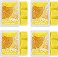 SCENTORINI Wax Melts, Sicilian Lemon Scent, Summer Scented Wax Cubes, Natural Soy Wax Melts for Candle Making, Wax Warmer, Home Decoration, 4-Pack