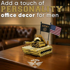 Bullet tank Shell |Man cave decor | Veteran gifts |mens office decor | Military gifts for men |Army gift |desk decor for men| Army stuff|unique gift for gun enthusiast| Military dad| Manly decor