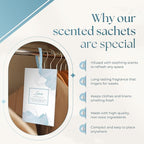 15 Pack Fresh Linen Sachets for Drawers and Closets, Scented Sachets for Drawers, Closet Freshener Sachet for Drawers to Refresh Any Space, Fresh Linen Sachet Bags, Scented Drawer Fresheners