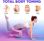 Wide Fabric Resistance Bands for Working Out | 3 Strength Level Non-Slip Exercise Booty Bands for Women & Men | Comes with a Bag and Tape Measure | for Gym, Yoga, Pilates