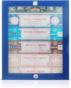 Assorted Incense Sticks Pack of 6 Premium Scents - Includes Nagchampa, Super Hit, Divine Essence, Mystic Wood, Positive Vibes, White Sage - Aromatherapy, Meditation, Relaxation, Soothing Fragrances