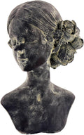 Beautiful Women Faces Resin Sculptures, Resin Art Statues Ornaments, Collectible Figurines for Home Living Room Office Shelf Decoration, Housewarming Great Gifts Ideas, Woman