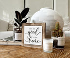 Inspirational Wood Signs - Home Quote Decor for Front Door & Entryway, Farmhouse Decor, Housewarming Gift, 'It's So Good To Be Home'