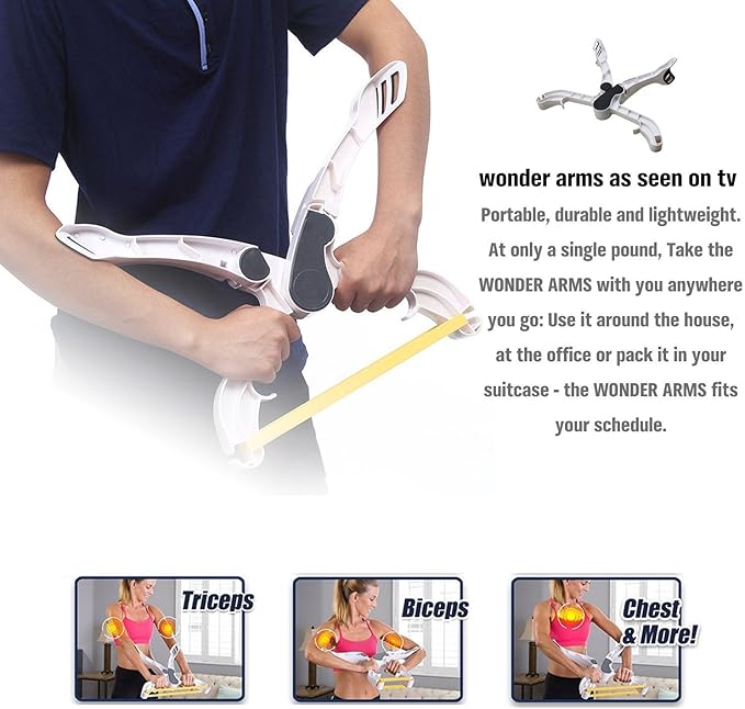3 Pack Power Resistance Band Fit for Upper Body Wonder Arm Workout Fitness Machine