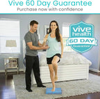 Vive Balance Pad - Foam Large Yoga Mat Trainer for Physical Therapy, Stability Workout, Knee and Ankle Exercise, Strength Training, Rehab - Chair Cushion for Adults, Kids, and Travel