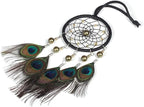 Feather Dream Catcher Pendant, Small Dream Catchers Car Charm for Hanging Decorations