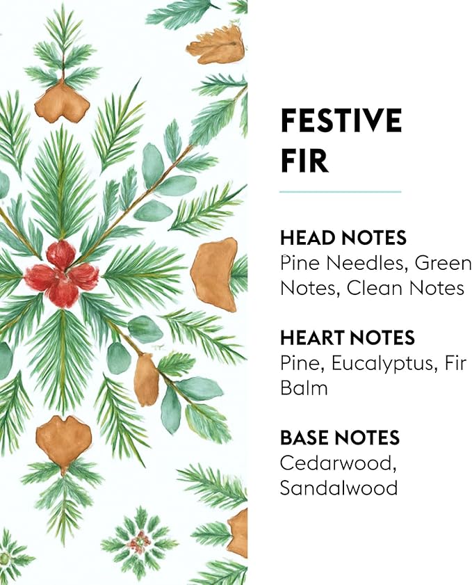 Maison Berger – Duo Holidays Lampe Berger Refill Bundle, 2 Liters (2 x 33.8 fl oz) – Heavenly Spruce & Festive Fir – Odor-Neutralizing Home Fragrance Oils – Seasonal Gift Set – Made in France