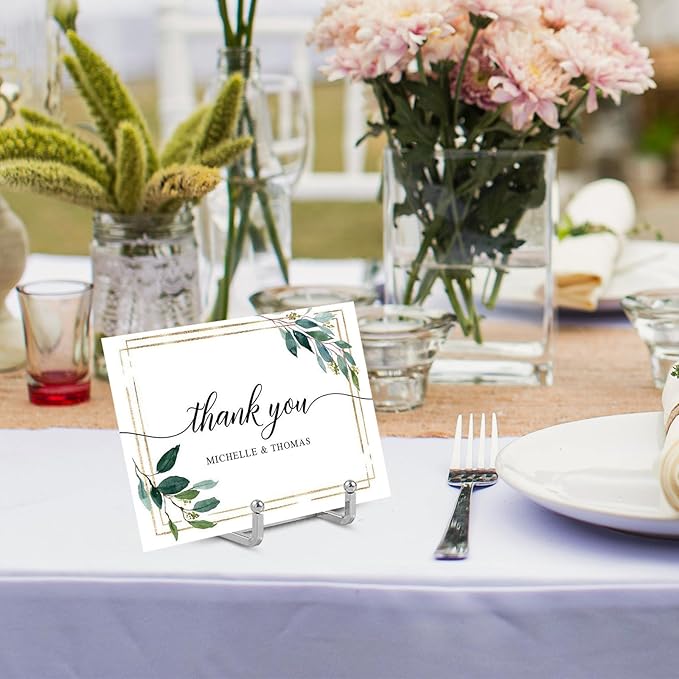 DIDUDIDU Plate Holder Easel Display Stand - Metal Plate Stands for Display - Tabletop Picture Stand - Silver Iron Easels for Display Pictures | Photo Frames | Book | Decorative Plates | Plaque