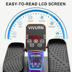 VIVURN-018 Under Desk Elliptical 12 Speed 5 Modes Mini Motorized Leg Exerciser While Sitting for Seniors As Seen on TV with Non-Slip Mat Quiet & Portable Electric Pedal Exerciser for Home and Office