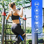 Pull Up Assistance Bands, Adjustable Heavy Duty Resistance Band for Pull Up, 3 Pull Up Bands, Comfortable Fabric Feet/Knee Rest, Assistance Bands for Pull-Up, Home Fitness, Body Stretching