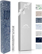 A&S Mezuzot A&S Modern Stone Mezuzah Case Design, Mezuza Cover for Scroll Protection, Easy Peel and Stick Houswarming Gift and Home Blessing