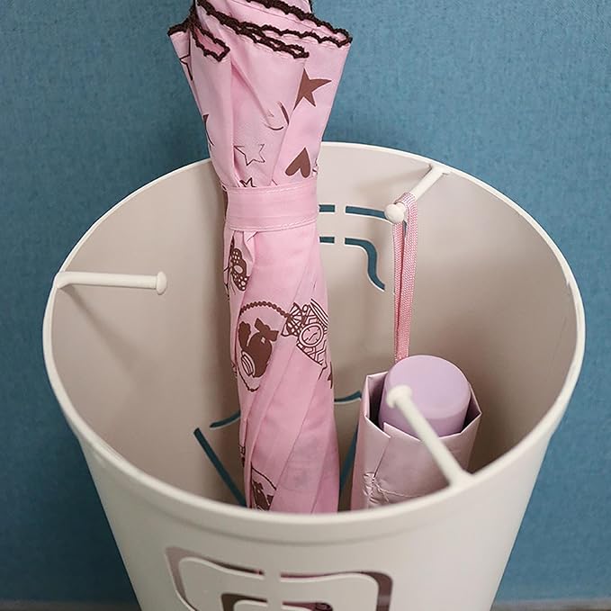 Metal Umbrella Stand - Independent nizer for Umbrellas | Waterproof Storage Solution for Entryway, Office & Home Interiors - Stylish & Functional Design