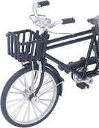 TOPINCN Retro Rickshaw Figurine Decorative Alloy Wheel Rickshaw Model Lifelike Collectible Miniature Rickshaw Toy Retro Rickshaw Ornament Decorative