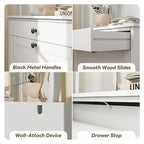 Shoe Cabinet with 2 Flip Drawers Set of 2, Small Wood Modern Shoe Organizer with Adjustable Shelf, Narrow Freestanding Hidden Shoe Cabinet Storage for Entryway, Hallway, Living Room, White