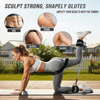 WOQQW Resistance Bands Set - Ankle Resistance Bands with Cuffs for Legs & Glute Workout, Fabric Booty Bands for Women, Home Gym Exercise Equipment for Hip, Pilates, Fitness, Yoga, Physical Therapy