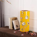 Ceramic Umbrella Stand Living Room Floor-Standing Freestanding Cane Chinese Umbrella Stand Multifunctional Painted Porcelain Vintage Ceramics Flower Vases for Home Office Entrance Indoor(A)