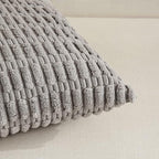 Fancy Homi 4 Packs Decorative Throw Pillow Covers for Living Room Couch Bed, Modern Farmhouse Boho Home Décor Accent Cushion Case, 20" x 12", Gray