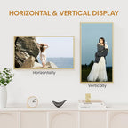 11x20 Aluminum Metal Picture Frame,Tempered Glass Gold Photo Frame 11x20 for Family Photo,Posters,Art,Document to Wall Mount Horizontally or Vertically