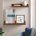 6 Inch Home Sign Decor, Wooden Family Room Wall Decor for House Art, Indoor Entryway Shelf Table Tiered Tray Mantel Rustic Farmhouse Decoration