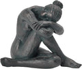 Guichifun Yoga Dancer Statue Home Decoration - Resin Sculpture Modern Creative Home Ballet Dancers Handicrafts Art Ware Shelf Decor Living Room Ornament Gifts 9 x 5.5 x 7.5 Inch