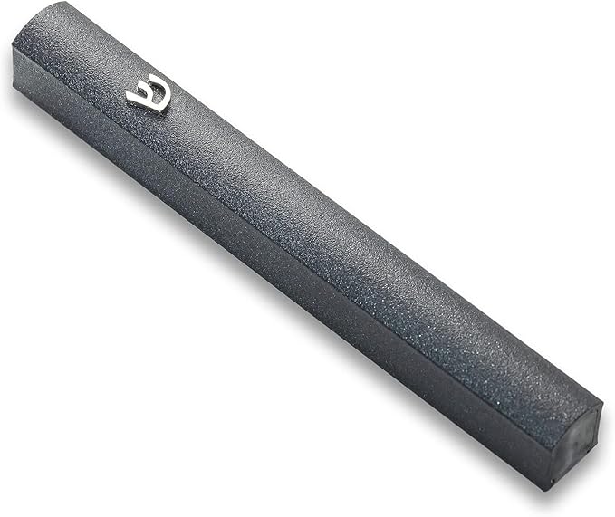5 Pack Modern Aluminum Waterproof Mezuzah Case, Made in Israel, Fit up to 5" / 12cm Mezuzah Scroll, Easy Peel and Stick (Scroll Not Included)