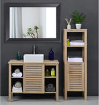 AAZZKANG Black Mirrors for Wall Rectangle Wood Framed Large 26"x18" Decorative Wall Mirror for Bedroom Bathroom Living Room Dressing Room Entryway