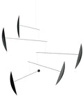 Tango Black Hanging Mobile - 40 Inches - Steel and Plastic - Handmade in Denmark by Flensted