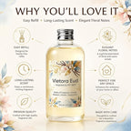 Reed Diffuser Oil Refill Inspired by My Way-8.5 Fl Oz, Luxury Hotel Collection Scent, Natural Fragrance Oil for Ultrasonic Diffuser, Room Spray, Air Freshener & HVAC in Home Office (My Way)