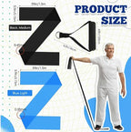 2 Pcs Resistance Band with Handles Chair Exercise Equipment for Seniors Physical Therapy Band Gifts for Elderly Women Rehab, Physical, Grandma, Grandpa
