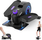 FUNMILY Under Desk Elliptical, Under Desk Bike Pedal Exerciser, Fully Assembled Leg Exerciser 2 in 1 Seated Standing Elliptical, Ultra-Quiet Mini Elliptical Machines for Home Office Use