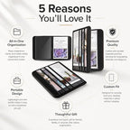 party greeting Magazine and Tract Holder for Jehovah Witness Ministry Supplies for Jehovahs Witnesses Accessories Pioneer Best Life Ever Gifts Ideas Convention(Black)