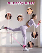 Resistance Bands Set – Resistance Band and Adjustable Ankle Exercise Bands with Cuffs Great Equipment for Training