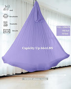 F.Life Aerial Silk Yoga Hammock & Swing for yoga Inversion,Strength training,starter hardware kit