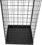 Umbrella Holder, Iron Metal Entryway Storage Rack, Indoor Stand with Hollow Mesh Design for Porch, Office, Home, Umbrellas, Rain Gear & Walking Sticks