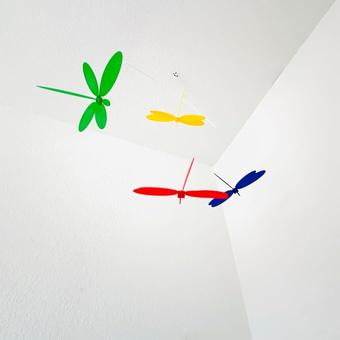 Dragonfly Mobile | Modern Nursery Decor | Custom Color Hanging Art