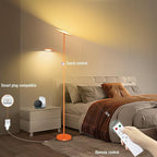marctronic Orange Floor Lamps for Living Room, 44W/4500LM Super Bright 2 in 1 LED Floor Lamp with Remote, Stepless Dimmable